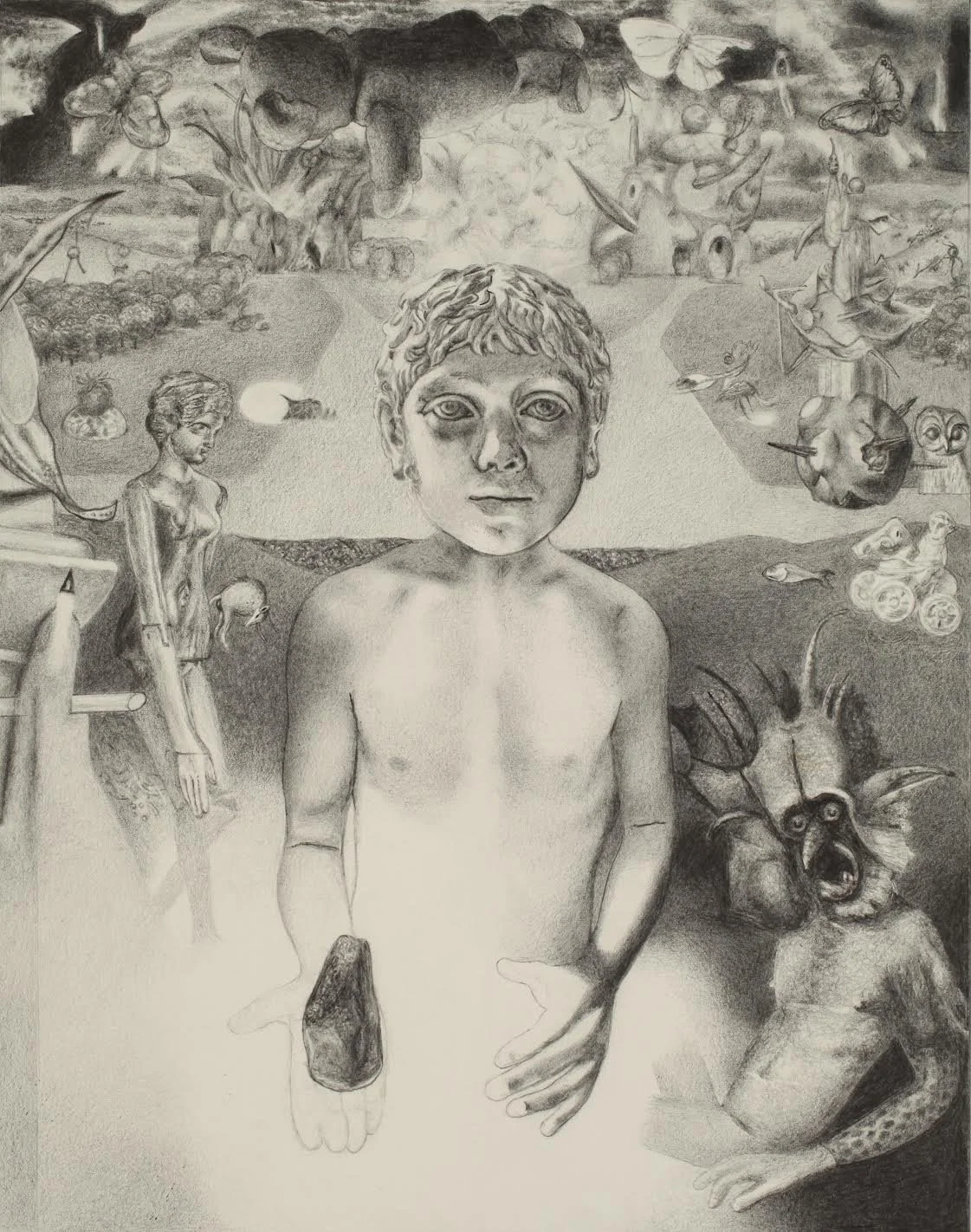 Elagabalus 2016 graphite on paper 11"x8"
