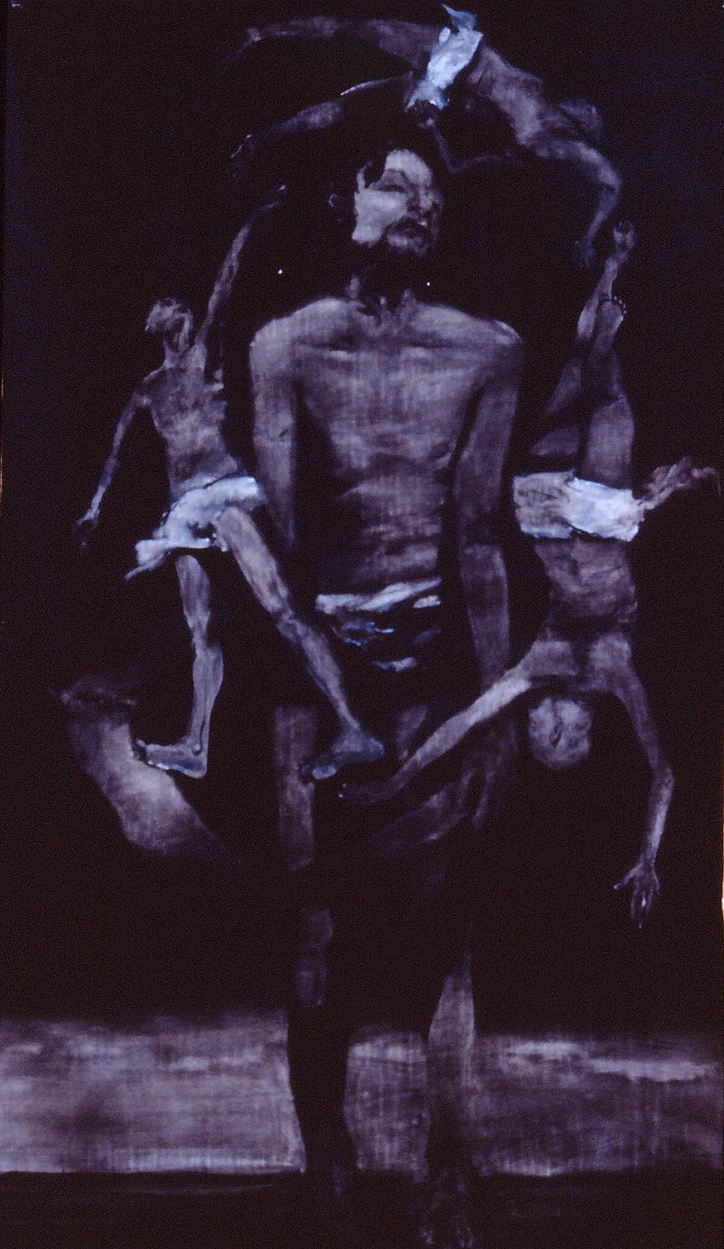 Symeon c. 1990s oil on paper