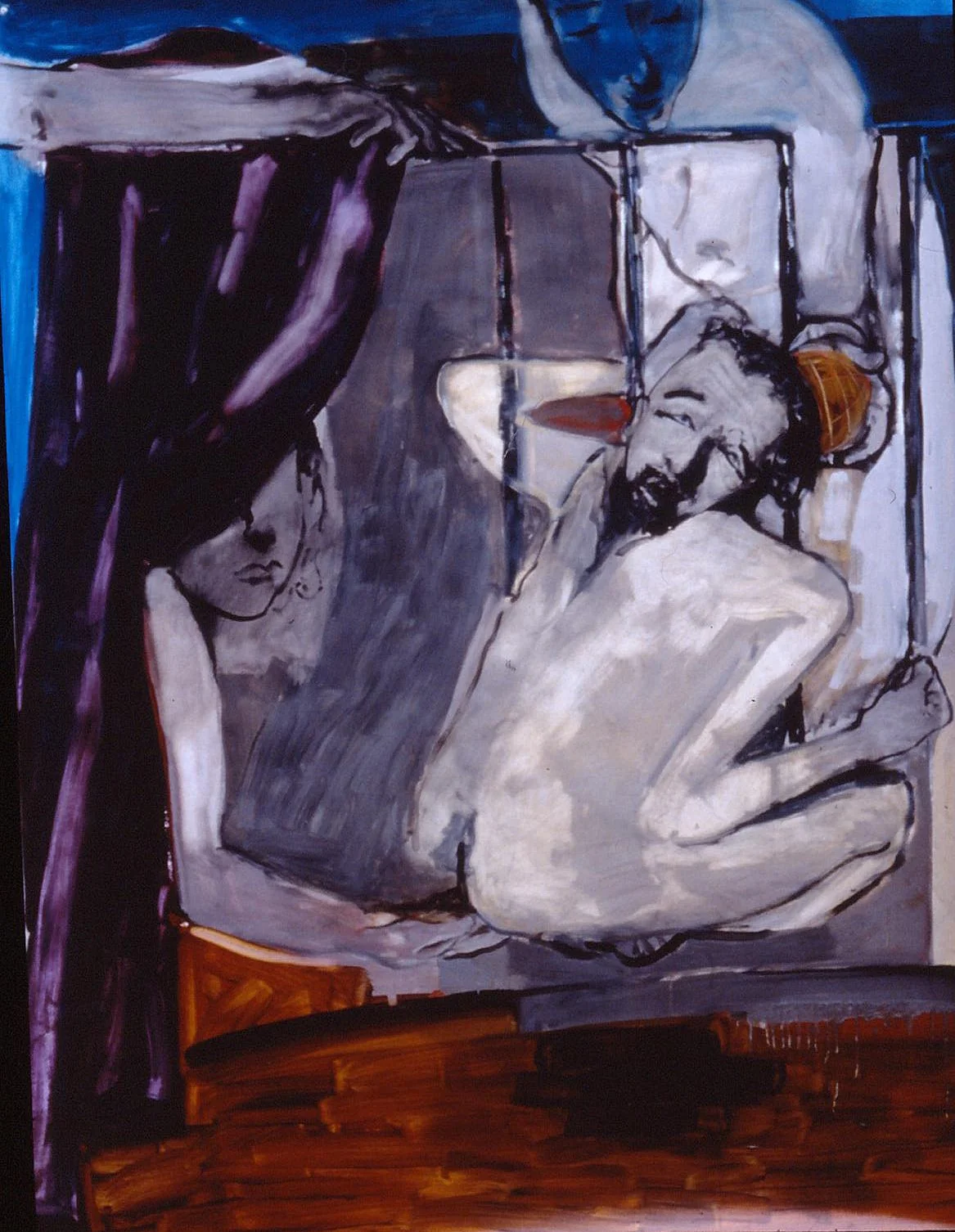 Celestine V c. 1990s oil on paper
