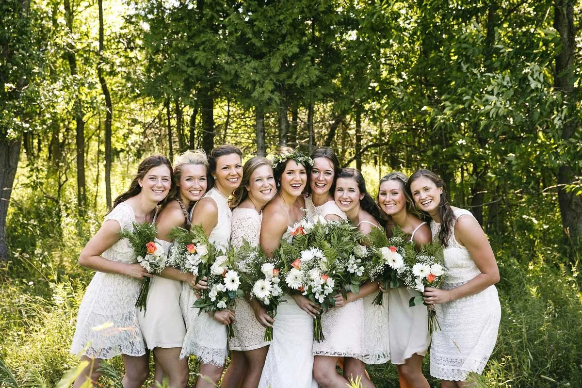 Group Photo of Bride's Maids