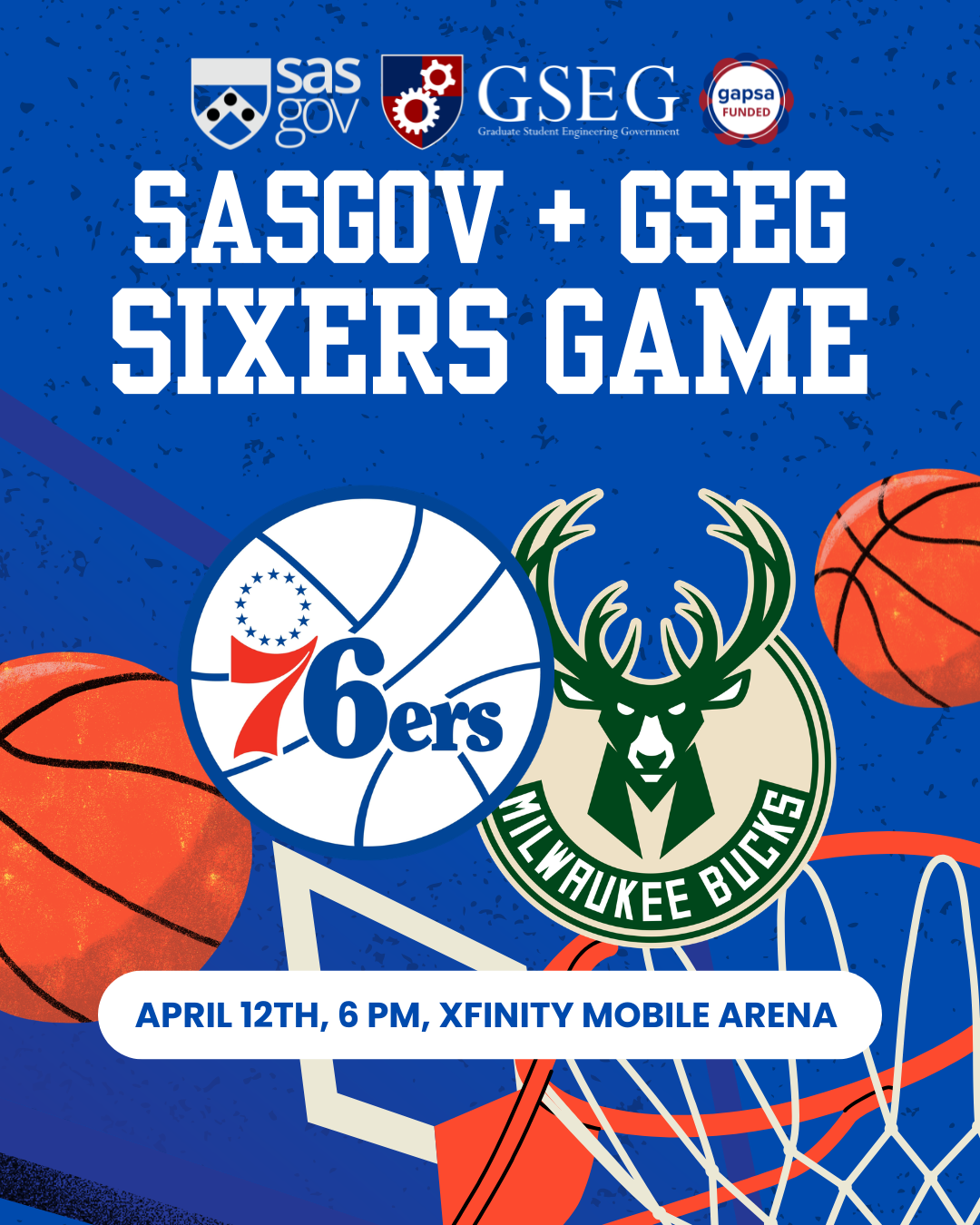 SASGov &amp; GSEG 76ers Game Night