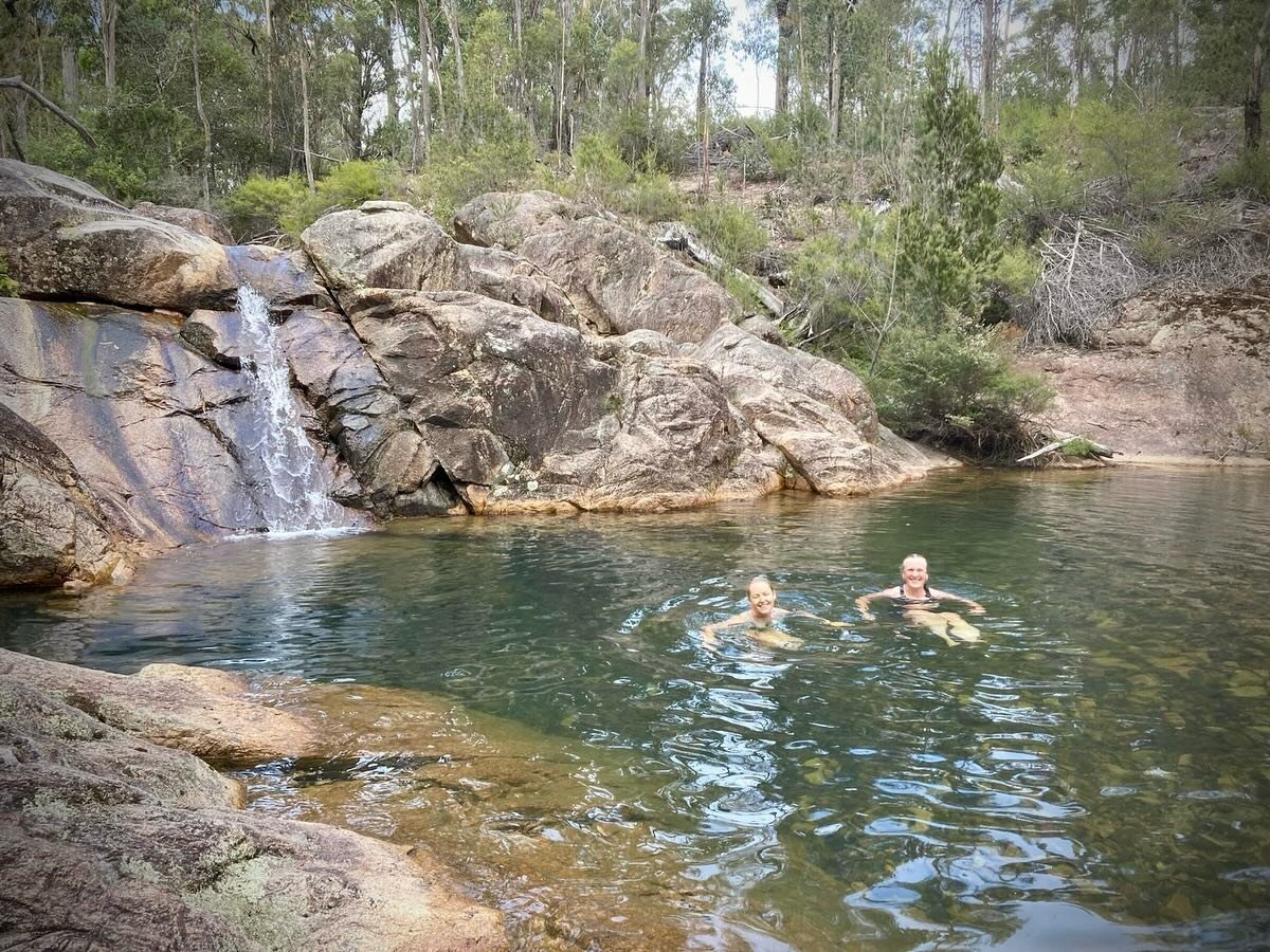 One of our favourite trails in Tasmania - the beautiful 20km Dreaming Pools route. Where else can you find secret swimming hole midride. We visit this trail on the last day of our Women&rsquo;s MTB Signature Retreat. Our next Signature Tasmanian Trip