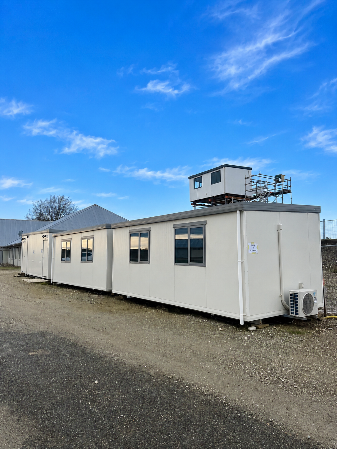 Wyndham Racecourse - temporary commentary box, offices, ablutions