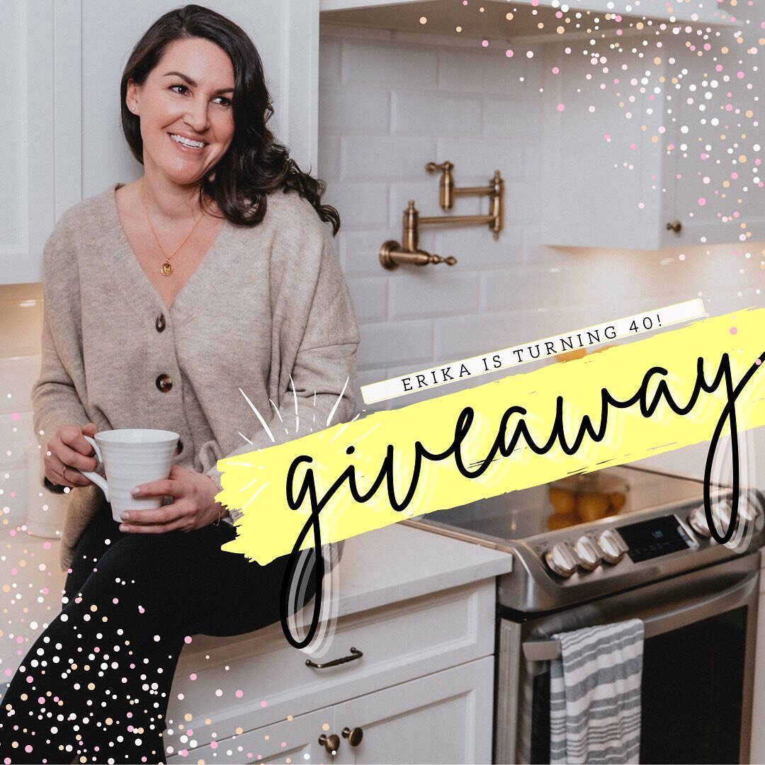 ERIKA IS TURNING 40 🥳
&nbsp;
In honour of our founder turning the big 4-0, we&rsquo;ve decided to celebrate with a GIVEAWAY 🎉
&nbsp;
THE PRIZES:&nbsp;
💖 Two-hour regular clean gift card from @lemonandpineco
💖 $40 gift card from @shophunnischwk
&n