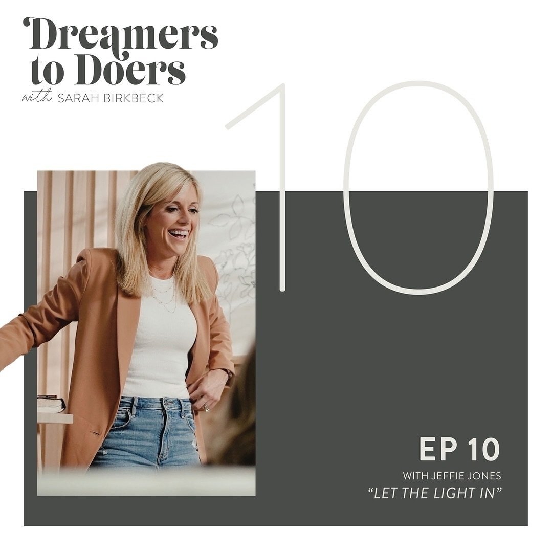 Tune into episode 10 of Season two of the Dreamers to Doers podcast to hear from our one of our dear Refresh members, Jeffie Jones. Jeffie shares incredible insight on what it looks like to let the light of Christ infiltrate every facet of your life!