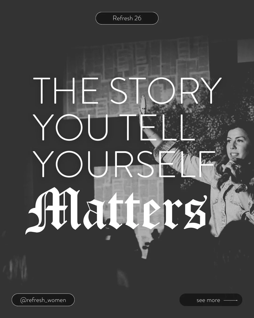 The story you tell yourself matters more than you think 🗞️

In this powerful Refresh 26 session with @sarahhelenabirkbeck we&rsquo;re reminded through Numbers 13&ndash;14 that fear can distort perspective, reshape identity, and keep us from stepping