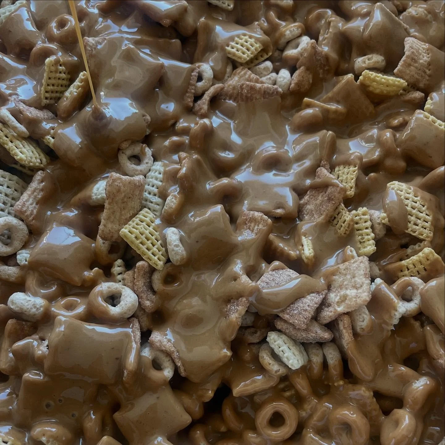 Cookie Butter Munchies in the making 🤤