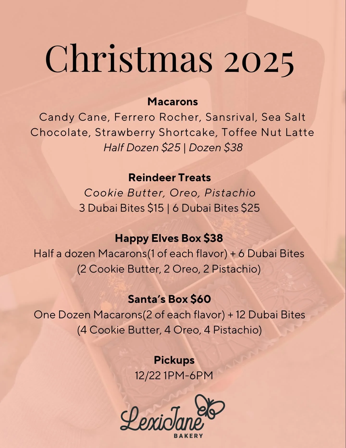 The Reindeer Treat boxes might be my favorite this year 😍 they are just perfect for gifting 🤭 link in bio to order!!