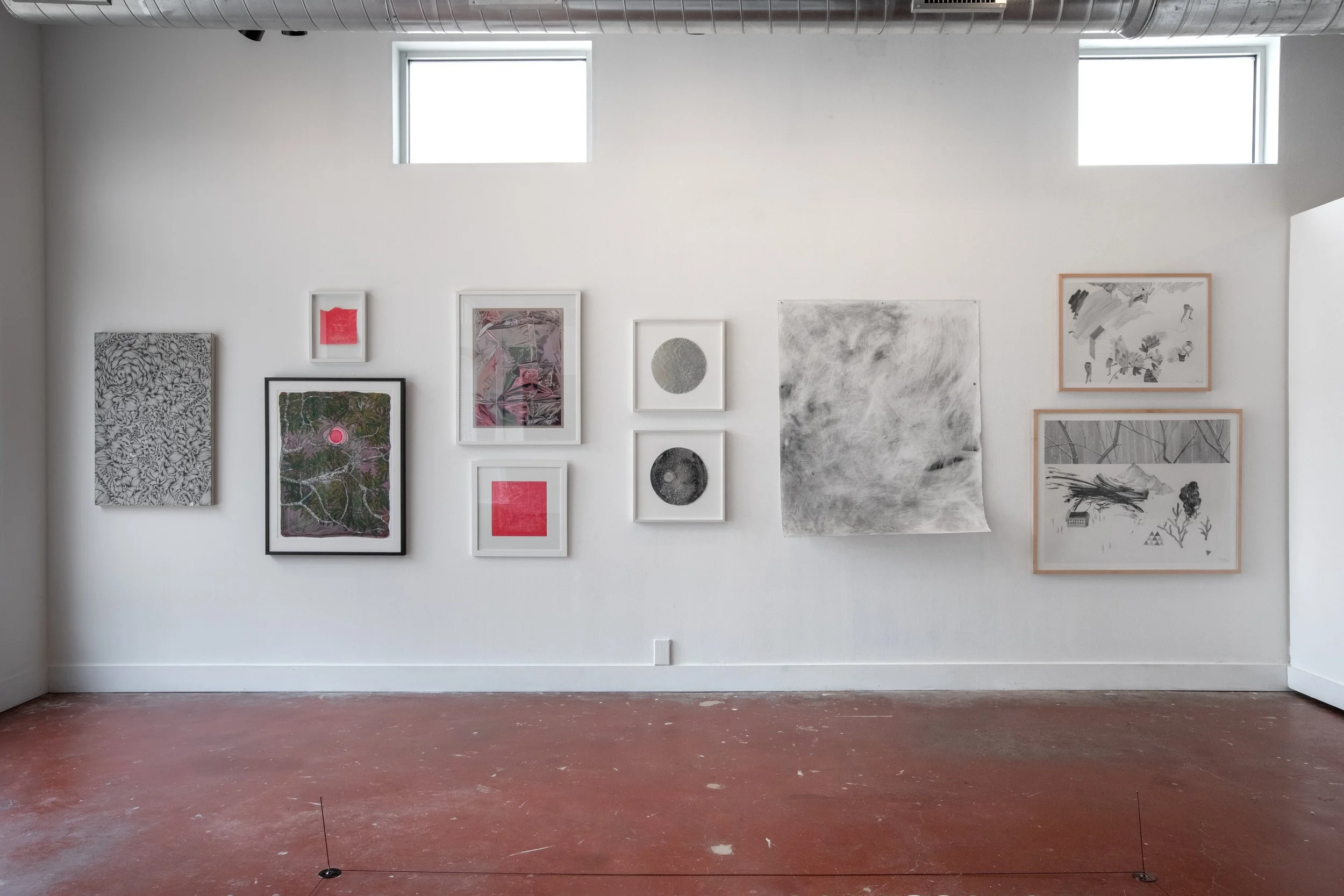 Orb Portrait (2026) on display in 'MARK', Group show at Women and Their Work in Austin, TX
