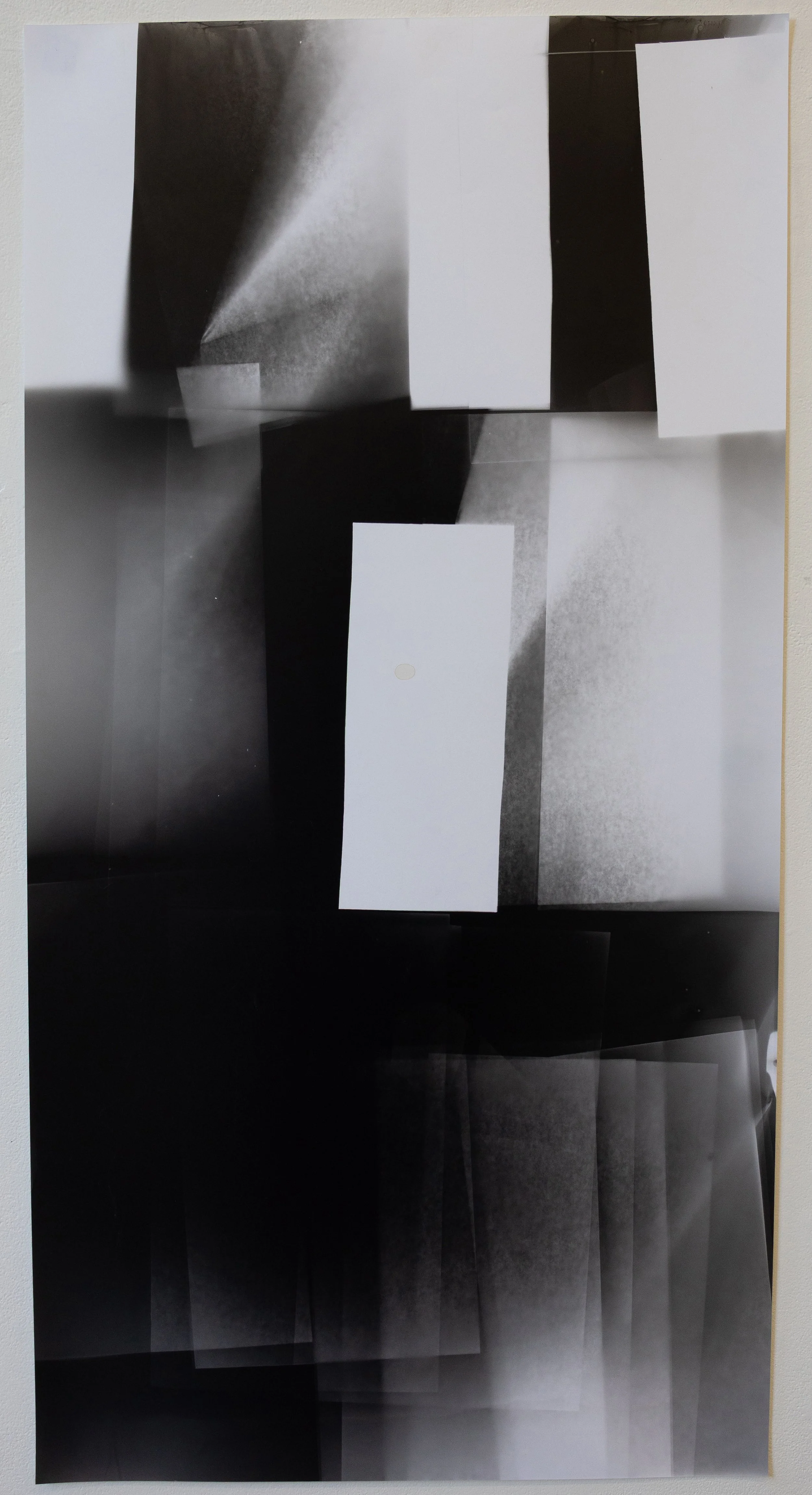 (Phone flashlight exposure) 42" x 21 3/4"