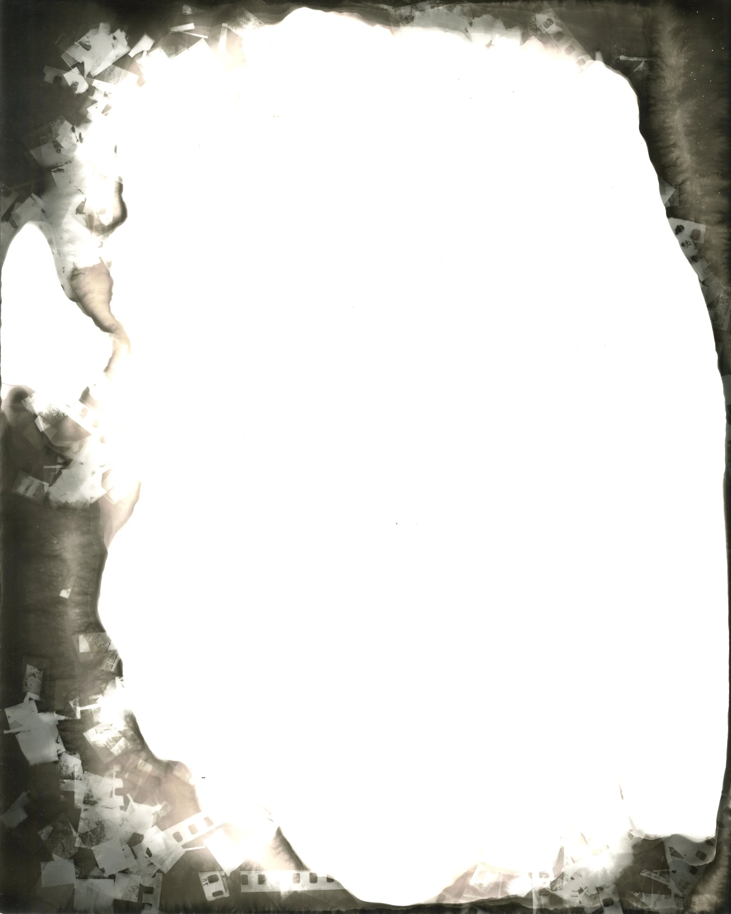 (Stage light exposure) 8x10"  