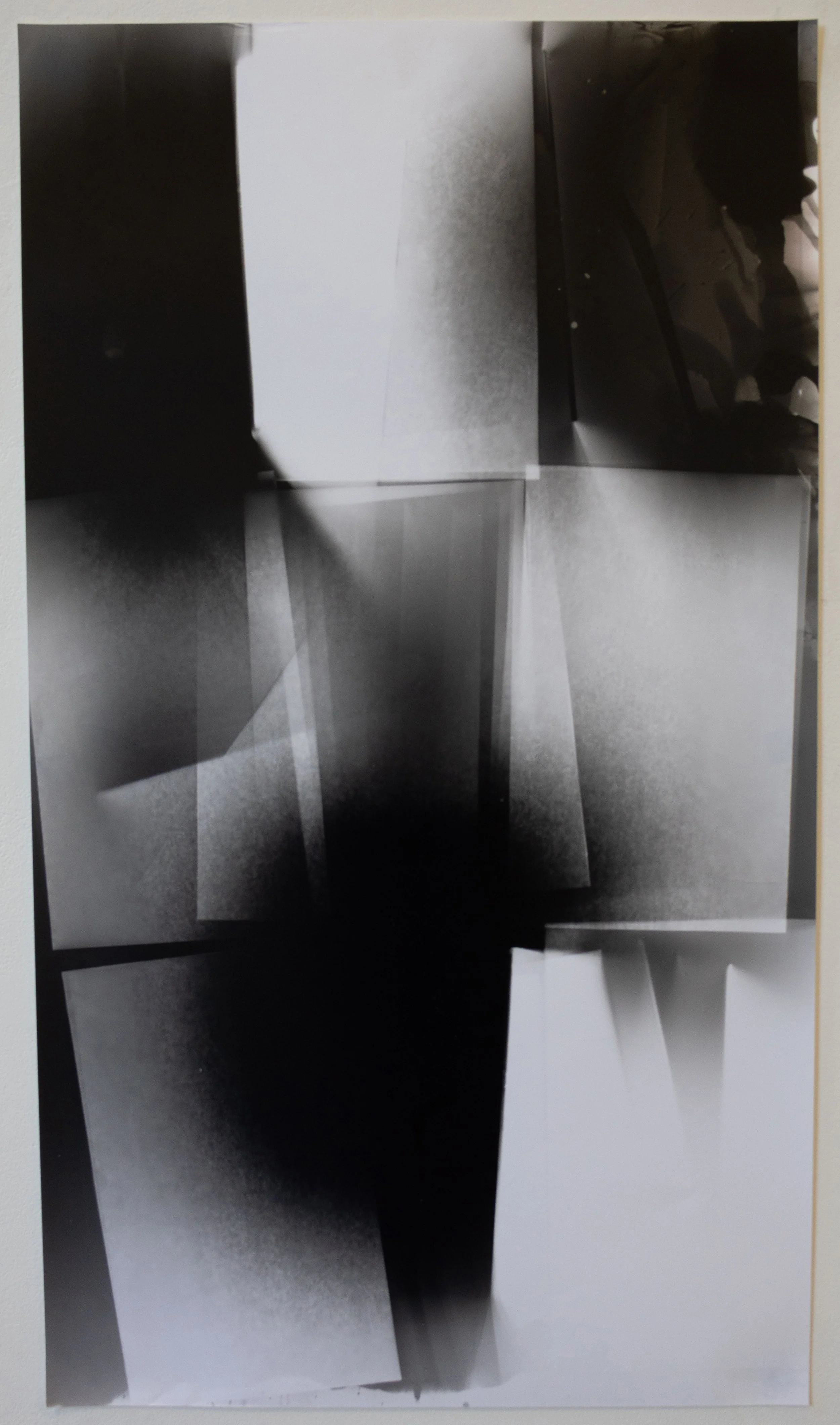 (Phone flashlight exposure) 42" x 24"