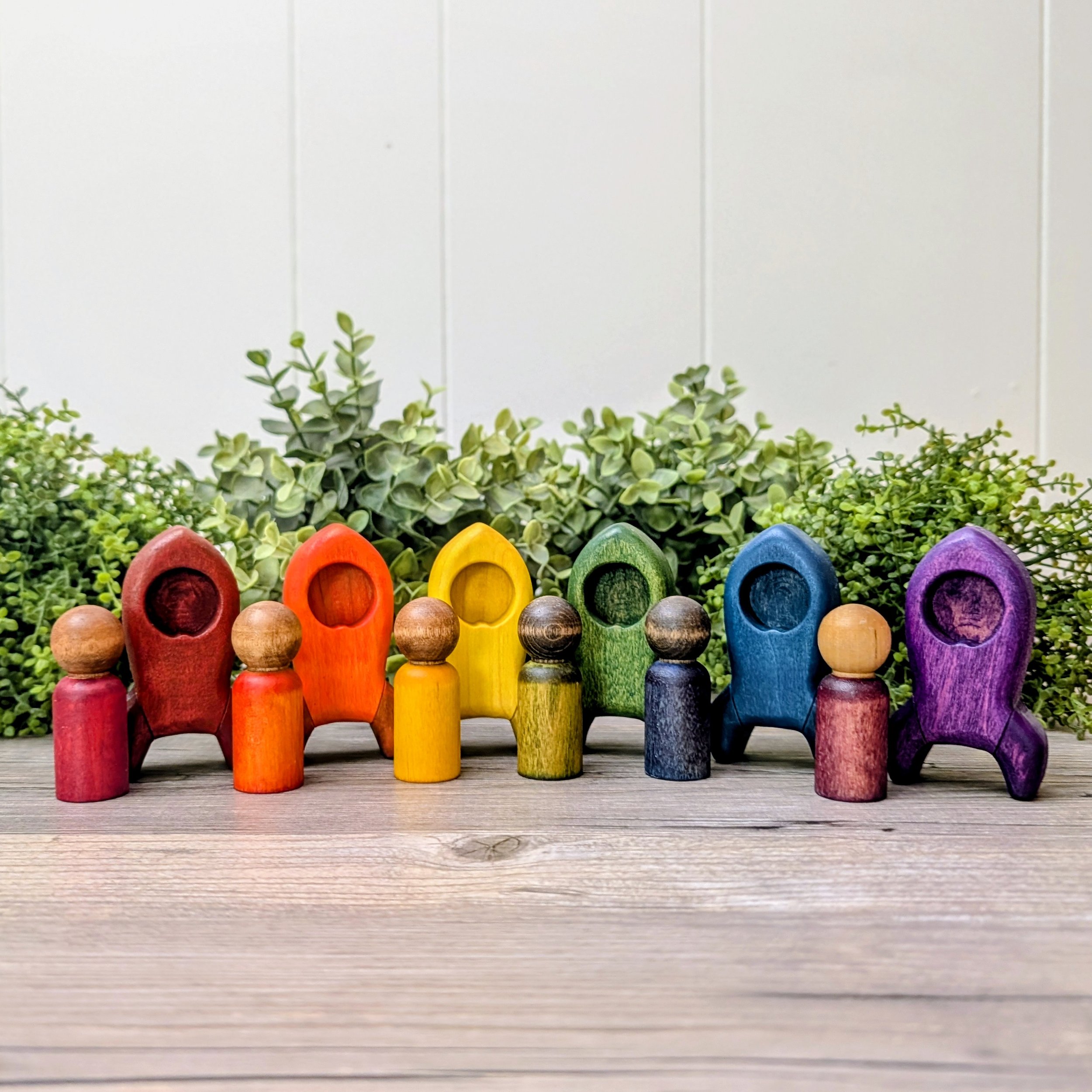 Mini Rocket and Matching Peg