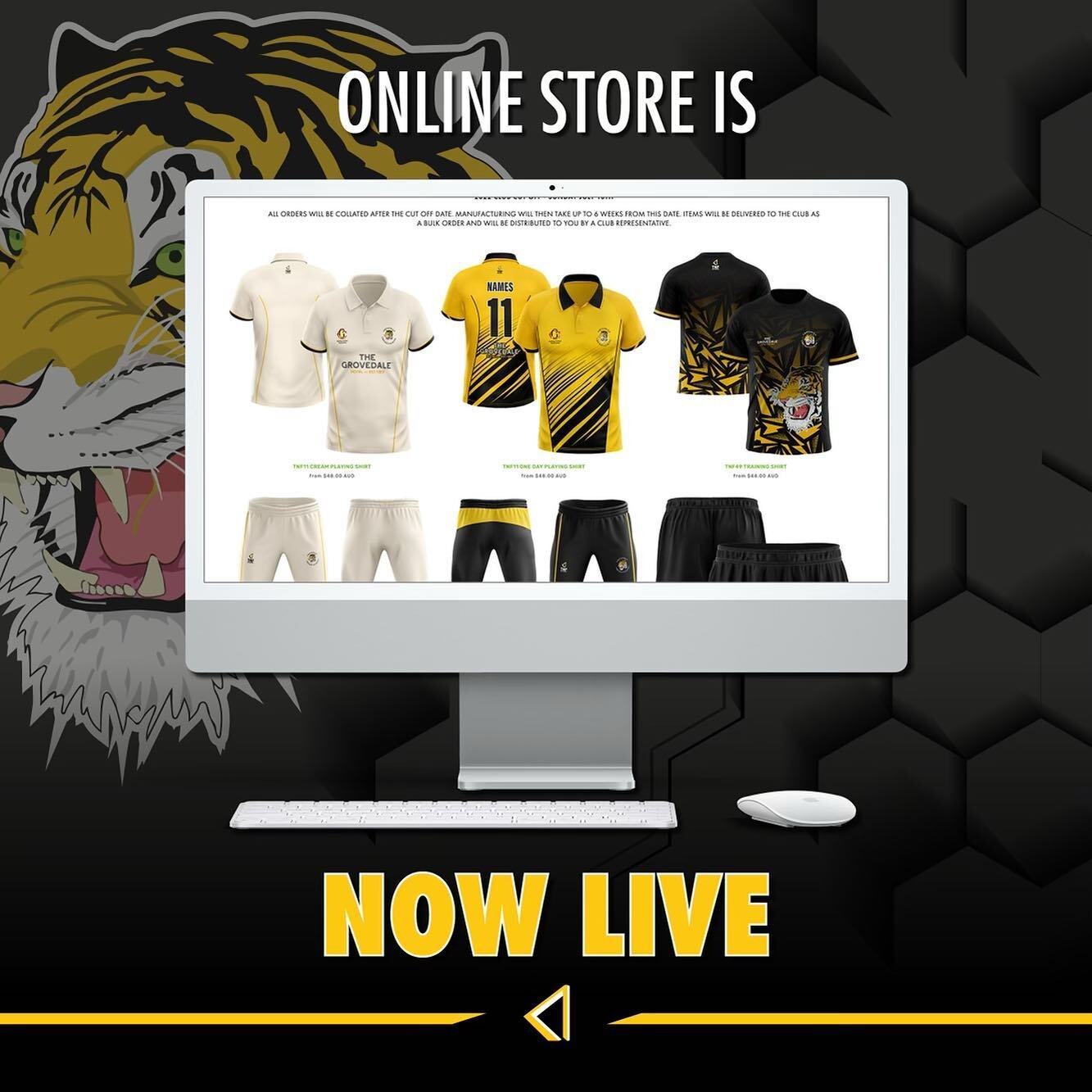 TNF clothing store open until Sunday! Get in while you have the chance!  https://www.tnfcricket.com/grovedale-cc