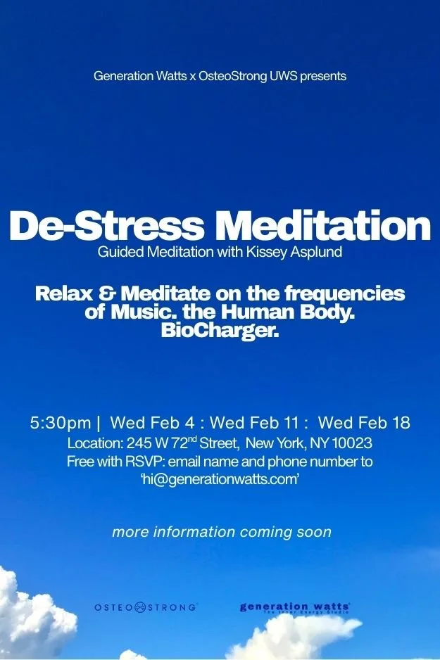 De-Stress Meditation (Guided Meditation by Kissey Asplund w Music &amp; BioCharger)