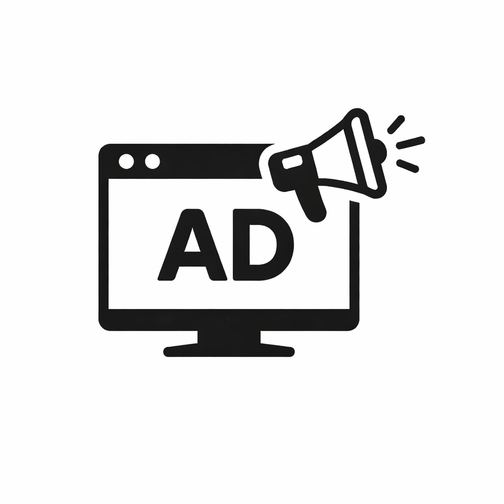 icon representing ads