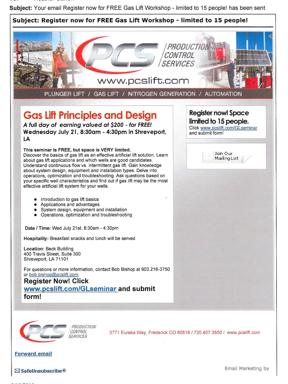 Email Campaign
