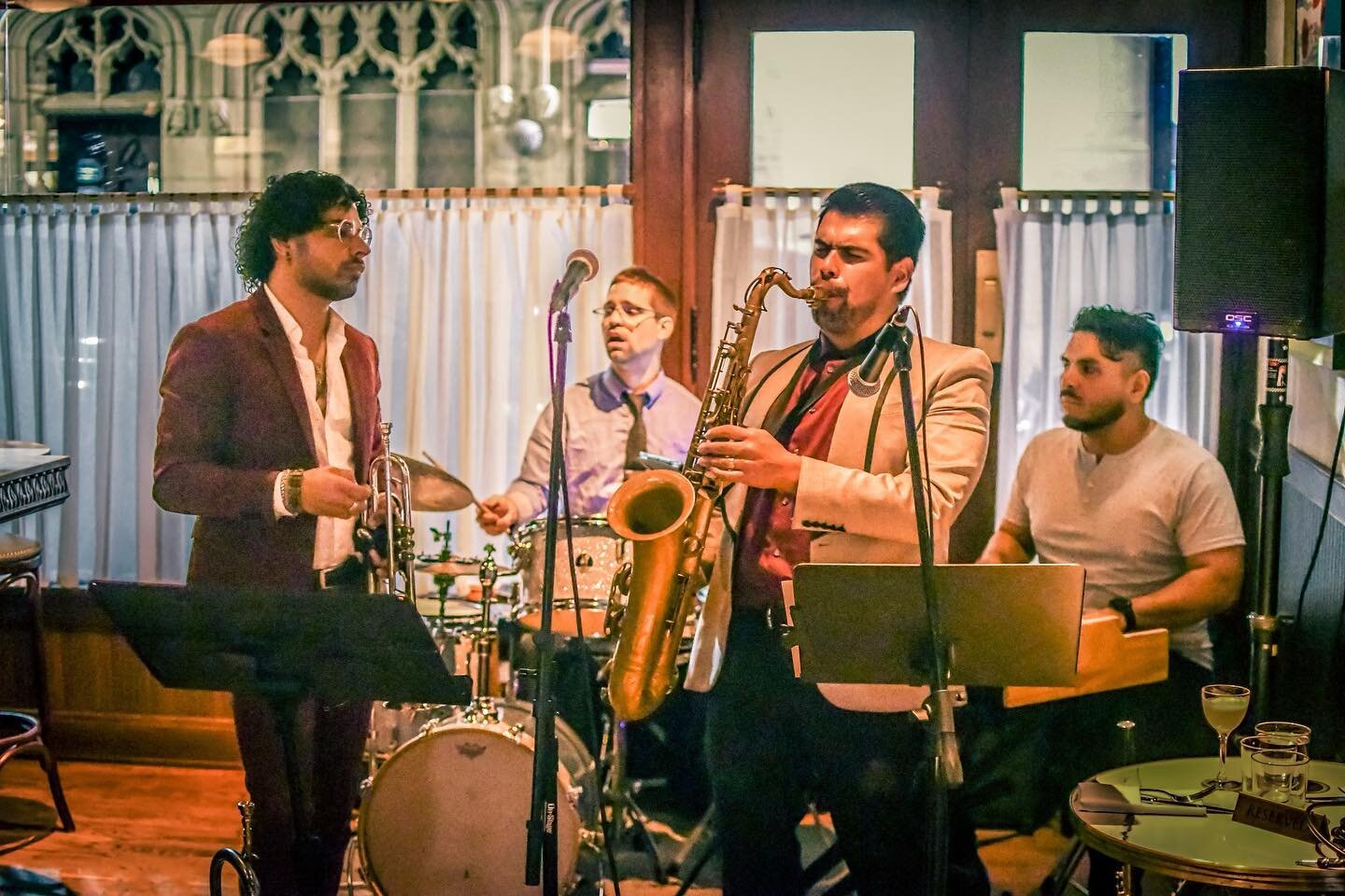 What a pleasure to have good friend @ricardo.jimenez.music featured last week at @bistromonadnock for Latin &amp; Brazilian Jazz night! Join us tomorrow, 11/1 from 6 to 8 PM at @bistromonadnock for a set of music inspired by D&iacute;a De Los Muertos