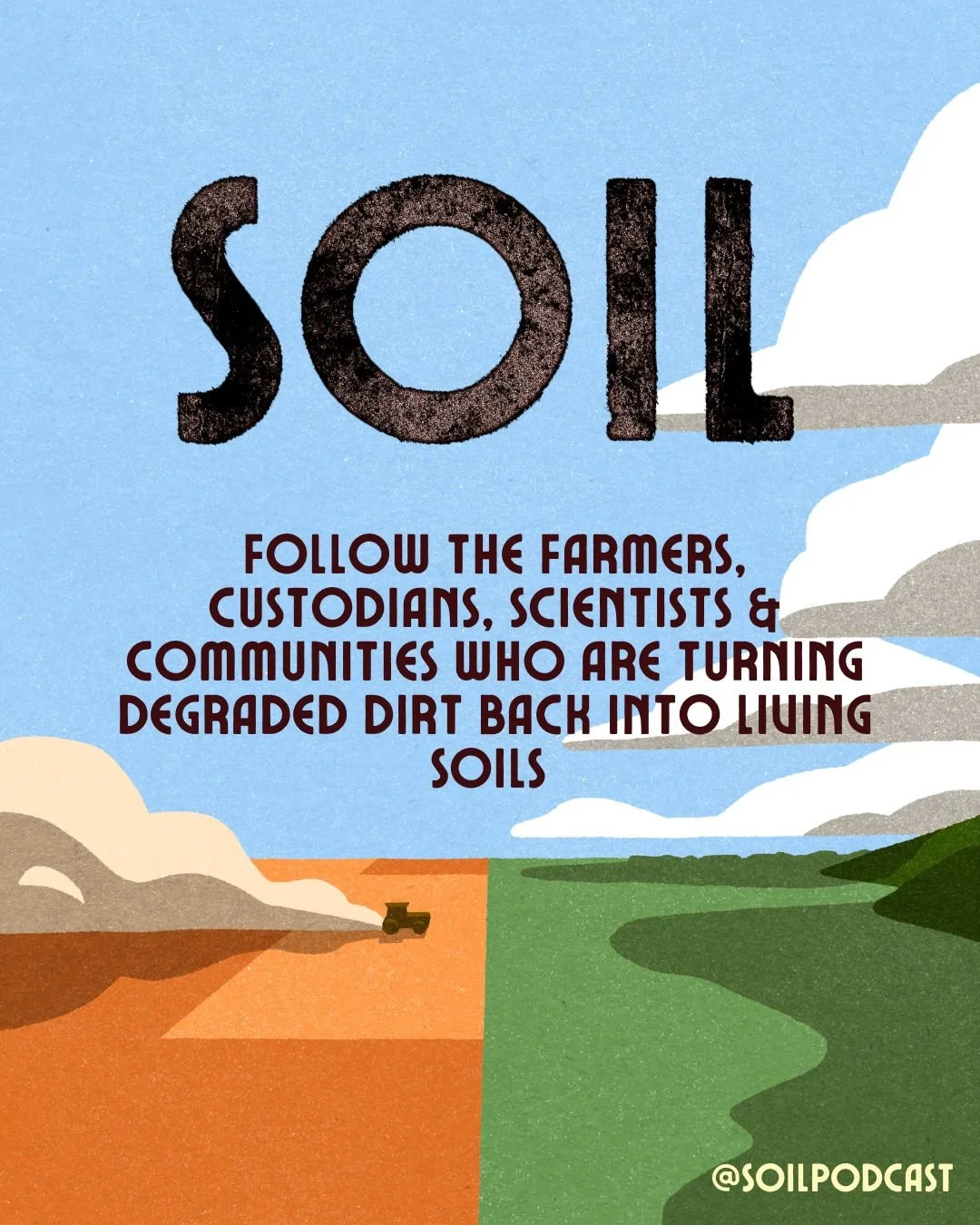 I'm pleased to announce I'm part of the incredible new independent podcast documentary, SOIL: Rewilding the Underground. This series dives into the farmers, scientists, and First Nations custodians who are turning degraded dirt back into living soil.