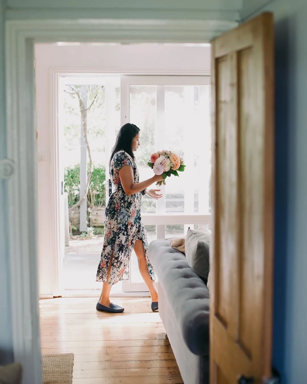 Some sweet moments here with Gopi, a childhood friend and her Mum getting ready before her @sault_daylesford wedding ❤️
