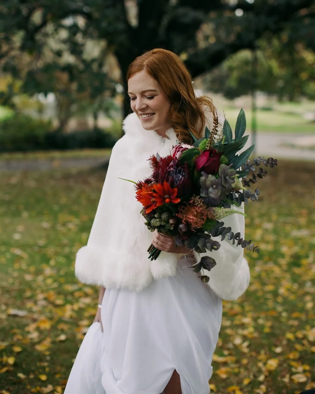 After tramming it to their ceremony, Bryana and Austen exchanged vows in front of their nearest and dearest, including their furriest friend, Jack the poodle. Melbourne turned on the winter colours and charm for this beautifully intimate wedding. Cel