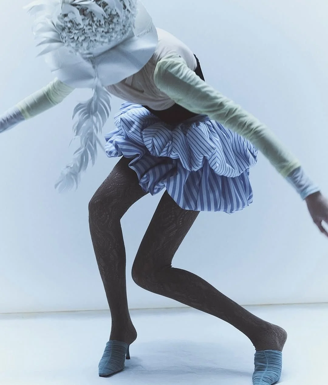Nadine Kirilova for @drepubblicait shot by @gregoirealexandre style by @matteomaggini_