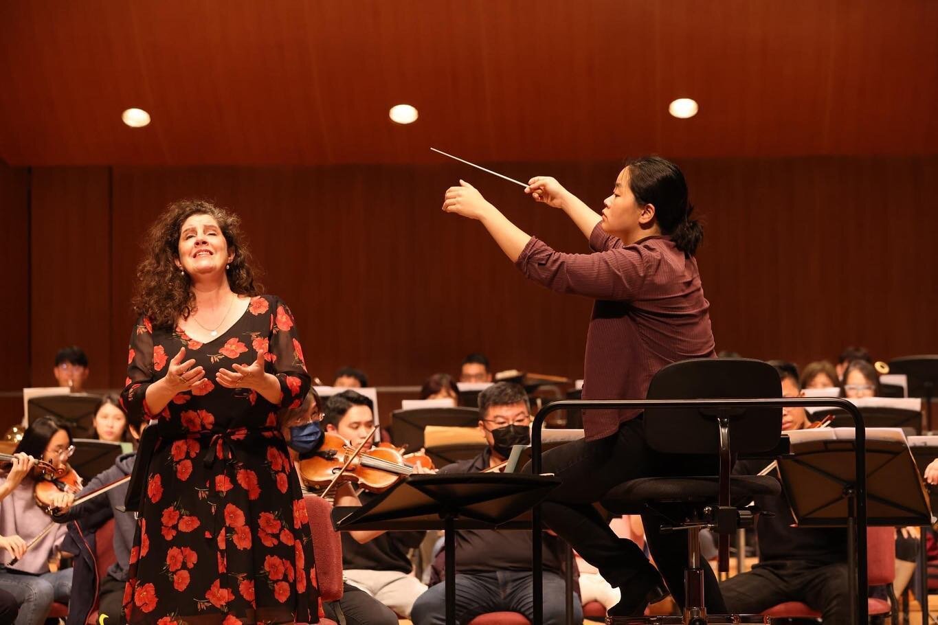 Some photos from our rehearsal at Zhongshan Hall today.

#taipeisymphonyorchestra #yichenlin #sarahwegener #richardstrauss #vierletztelieder #zhongshanhall