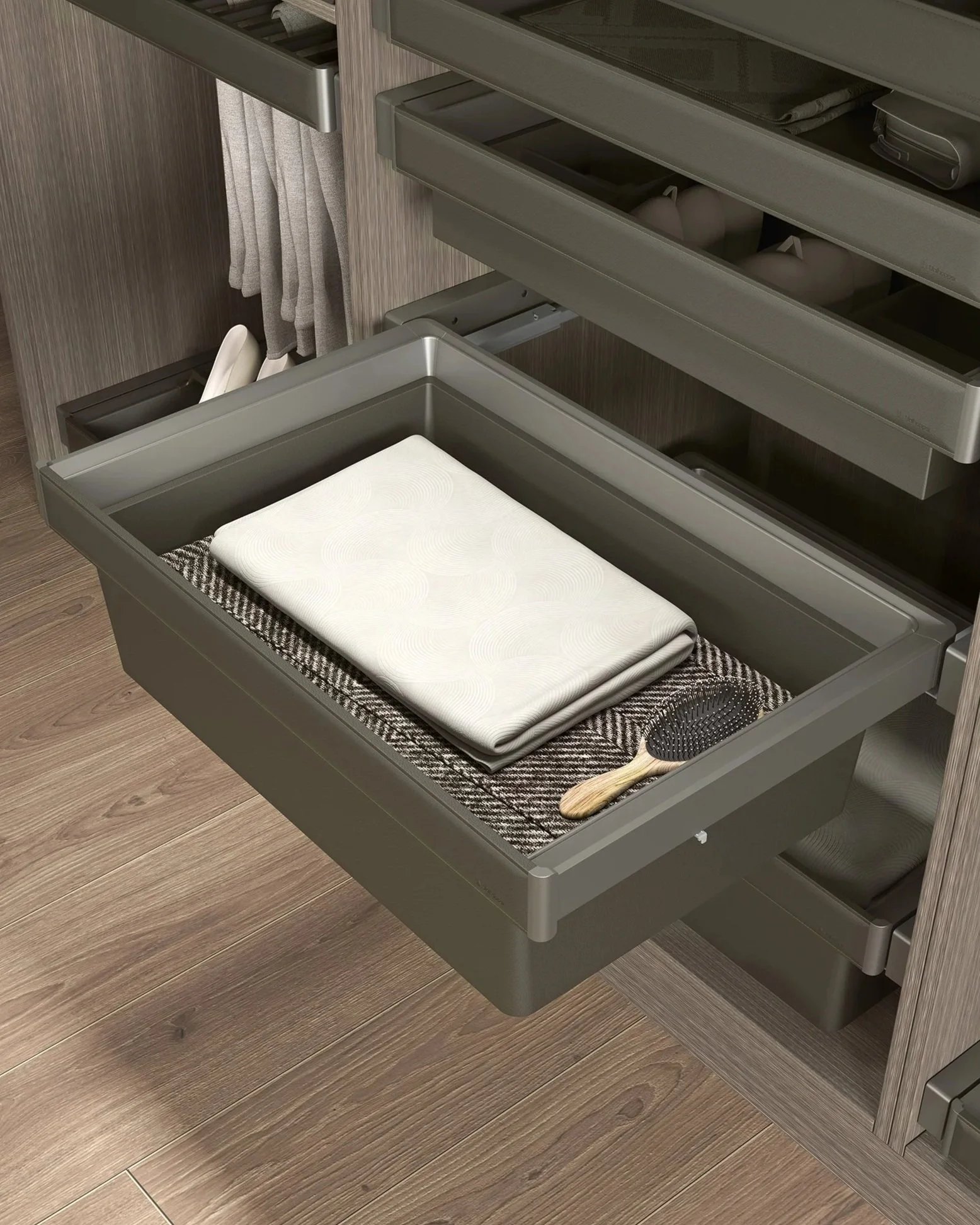 Unihopper Leka skuff 
- Kommer i fast bredde 60 cm og 80 cm