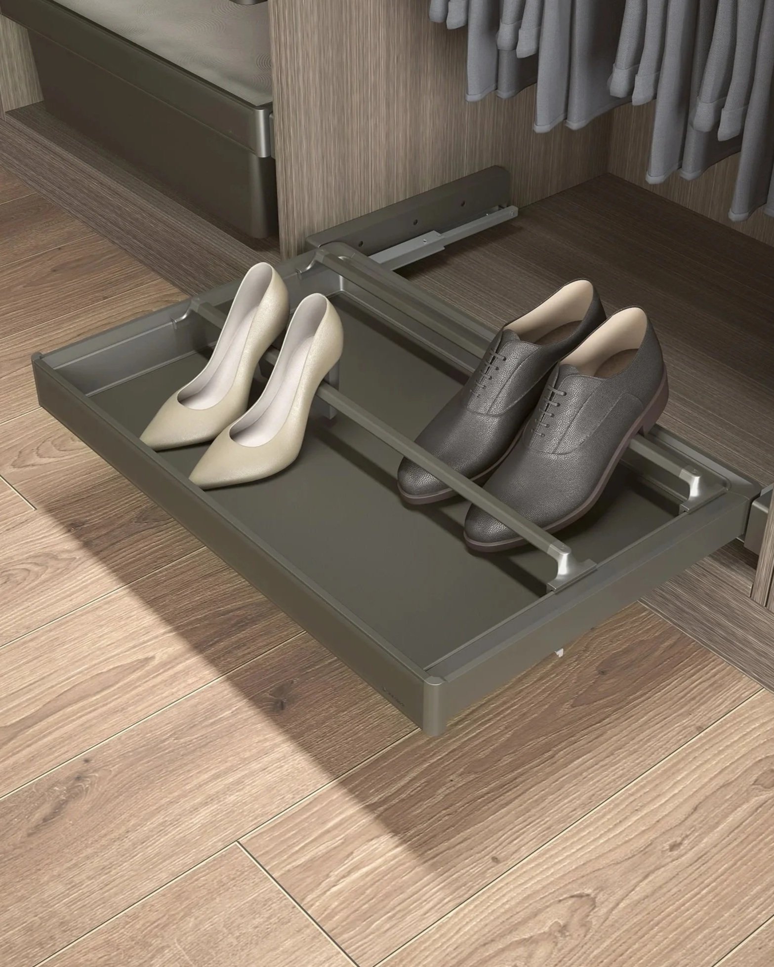 Unihopper Leka skohylle
 - Kommer i fast bredde 60 cm og 80 cm