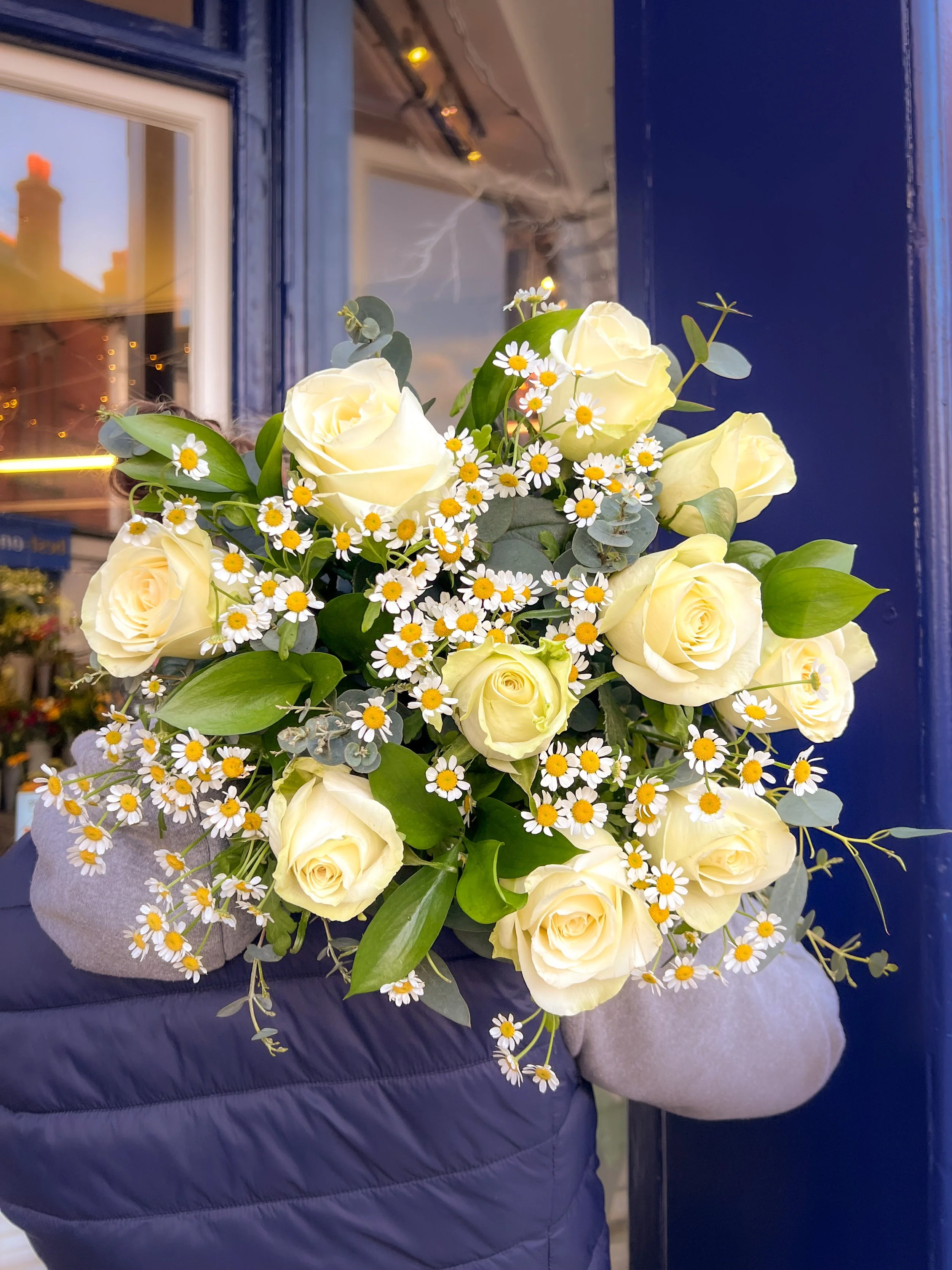 Luxury White Rose Bouquet