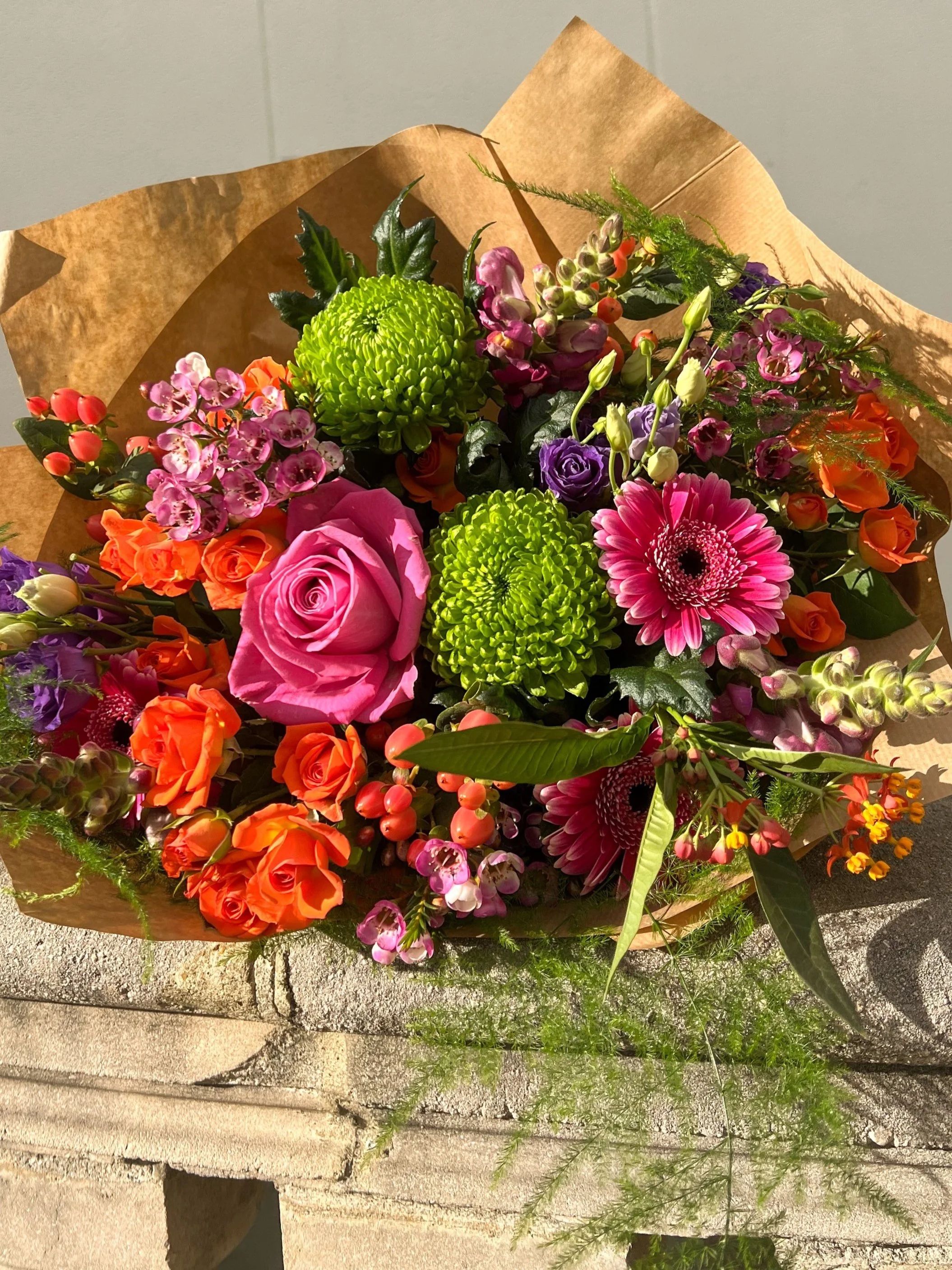 Bold and Beautiful Handtied Bouquet