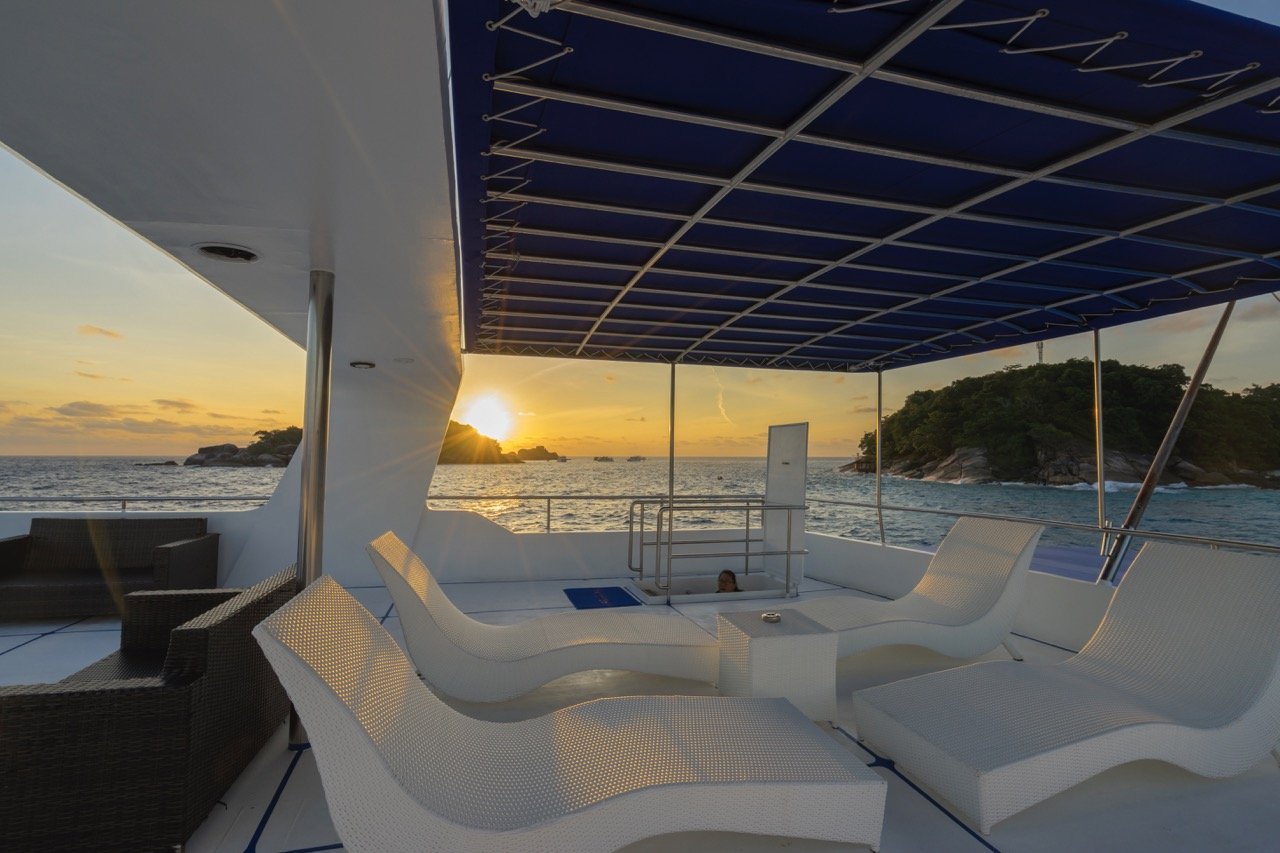High class Similans liveaboard sunsets