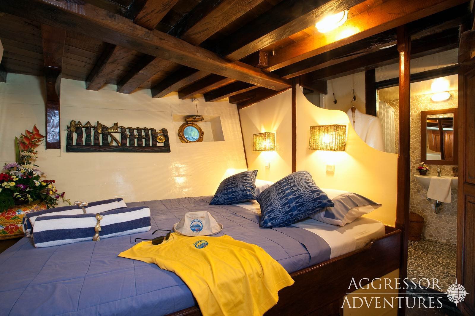 Indo Aggressor Liveaboard Deluxe Stateroom