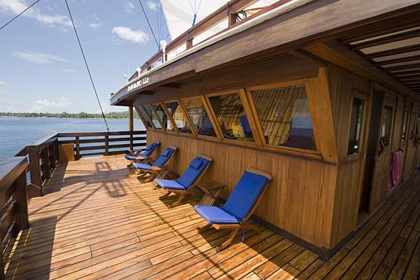 Amira Indonesia liveaboard captains deck