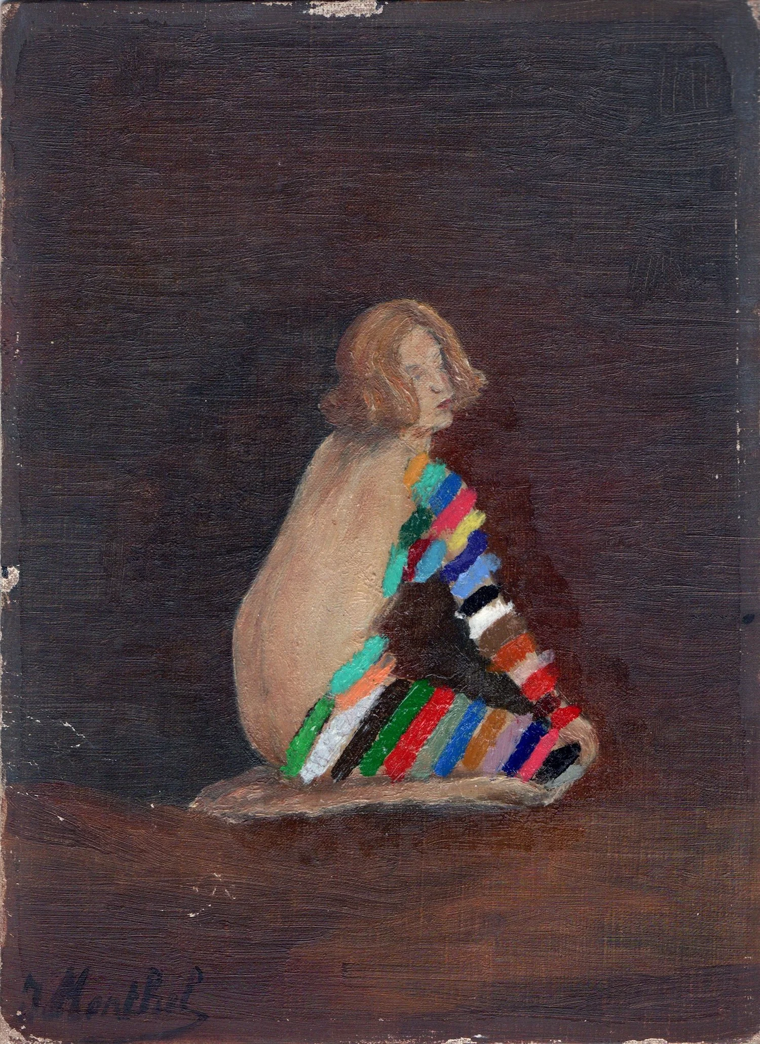 femme habillée 01,  22 X 16 cm, 2021.jpg