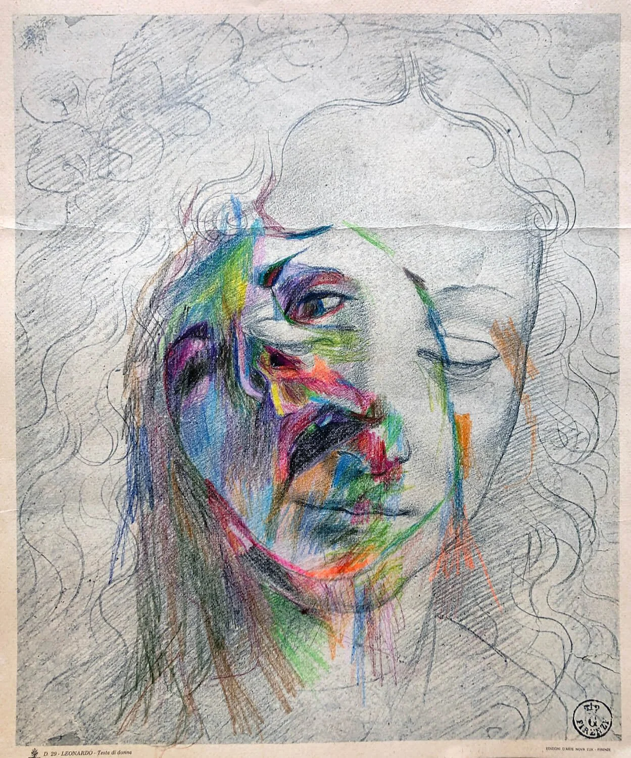  dawn on leonardo 42 X 35 cm crayon de couleur  impression papier  2021.jpg