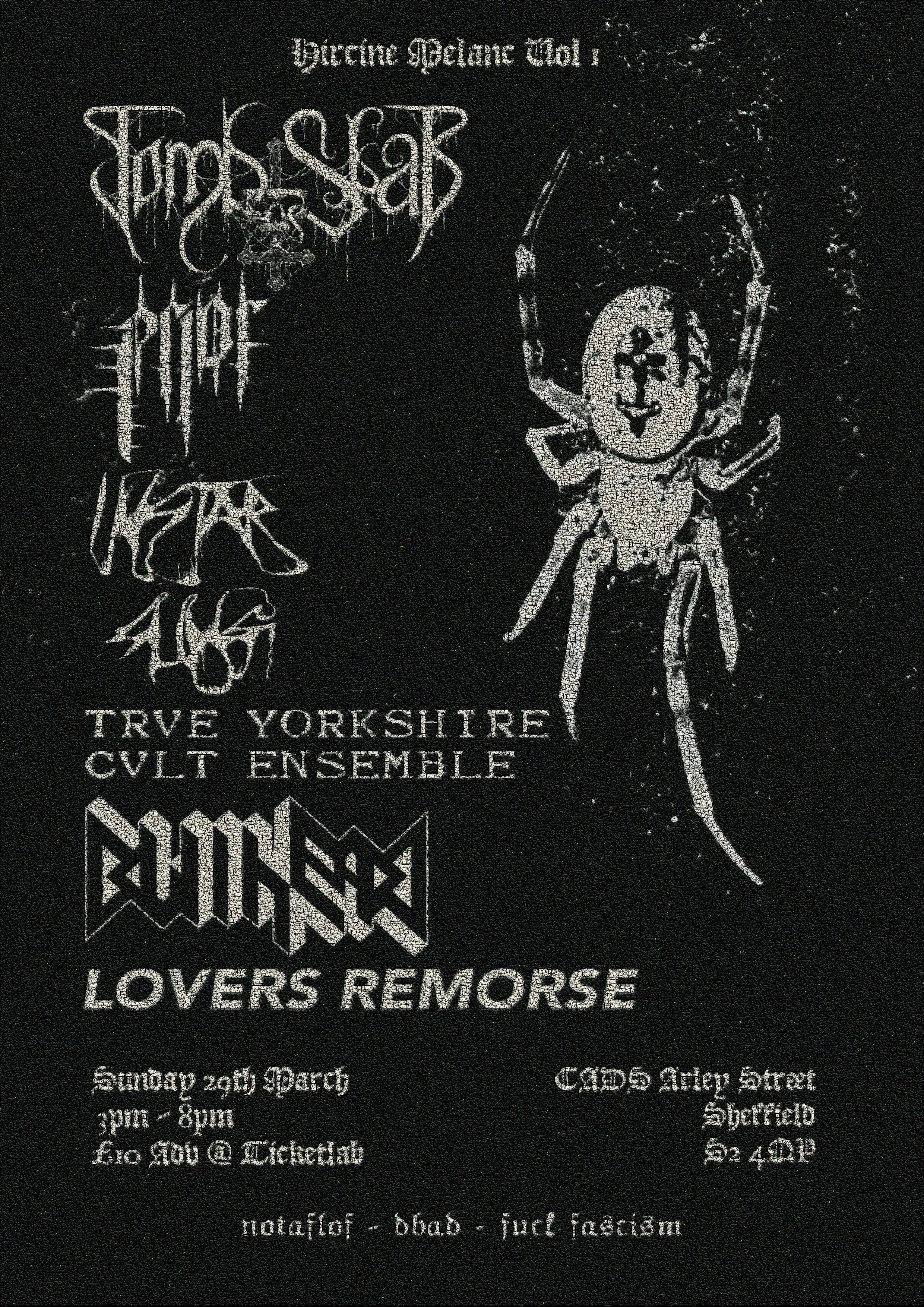 Hircine Melanc Vol 1 featuring Tomb Slab, Prior, Instar Sling