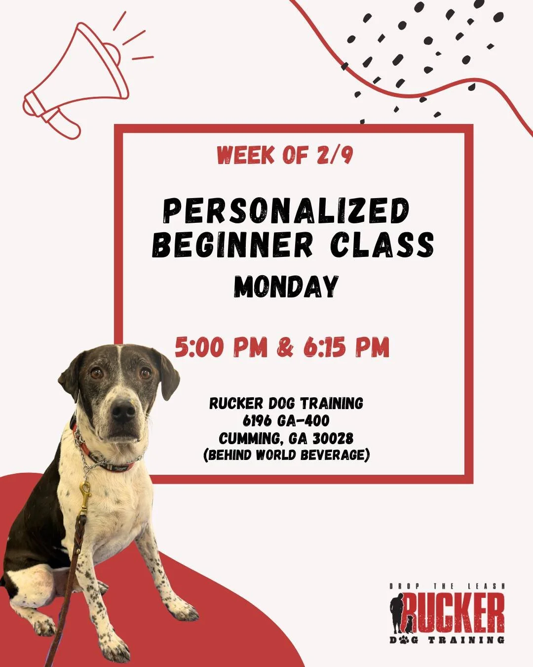 📍 North Forsyth &ndash; Personalized Beginner Class

Test day is tomorrow! 🐾🎓

Our Personalized Beginner teams have been working hard building foundations and adding new commands, and it all comes together at tomorrow&rsquo;s test. We&rsquo;re exc