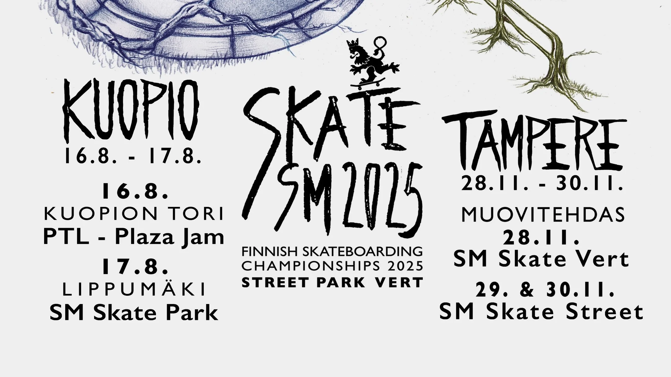 SKATE SM 25 kilpailut tulee jälleen!