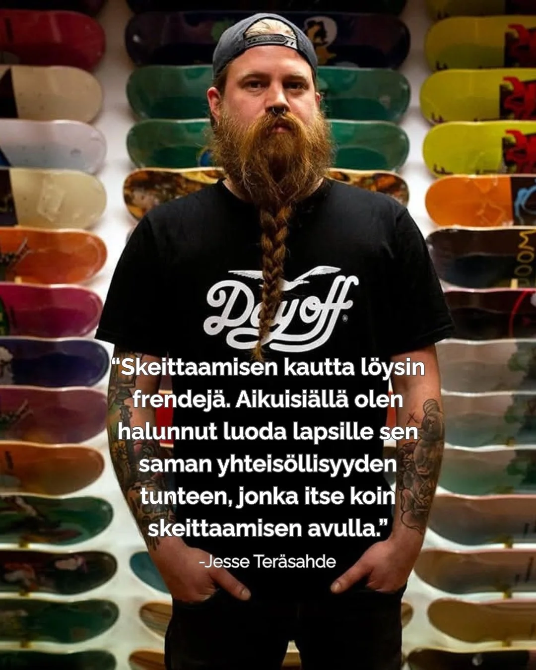HAASTATTELU: Jesse Ter&auml;sahde - &lsquo;Skeittaa! &Auml;l&auml; Kiusaa!&rsquo;

🗣️ Jesse Ter&auml;sahde on tamperelainen skeittaaja, jonka kehitt&auml;m&auml; Skeittaa &Auml;l&auml; Kiusaa ry on hiljattain t&auml;ytt&auml;nyt kunnioitettavat kymm