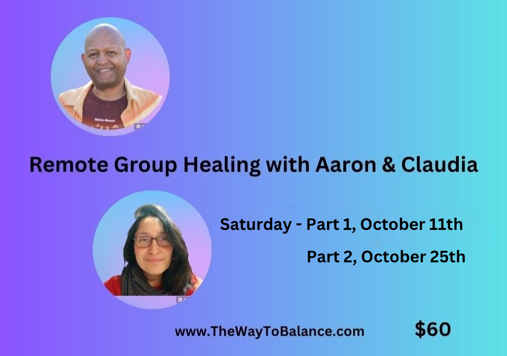 Remote Group Healing with Aaron Singleton & Claudia Sanchez - part 2