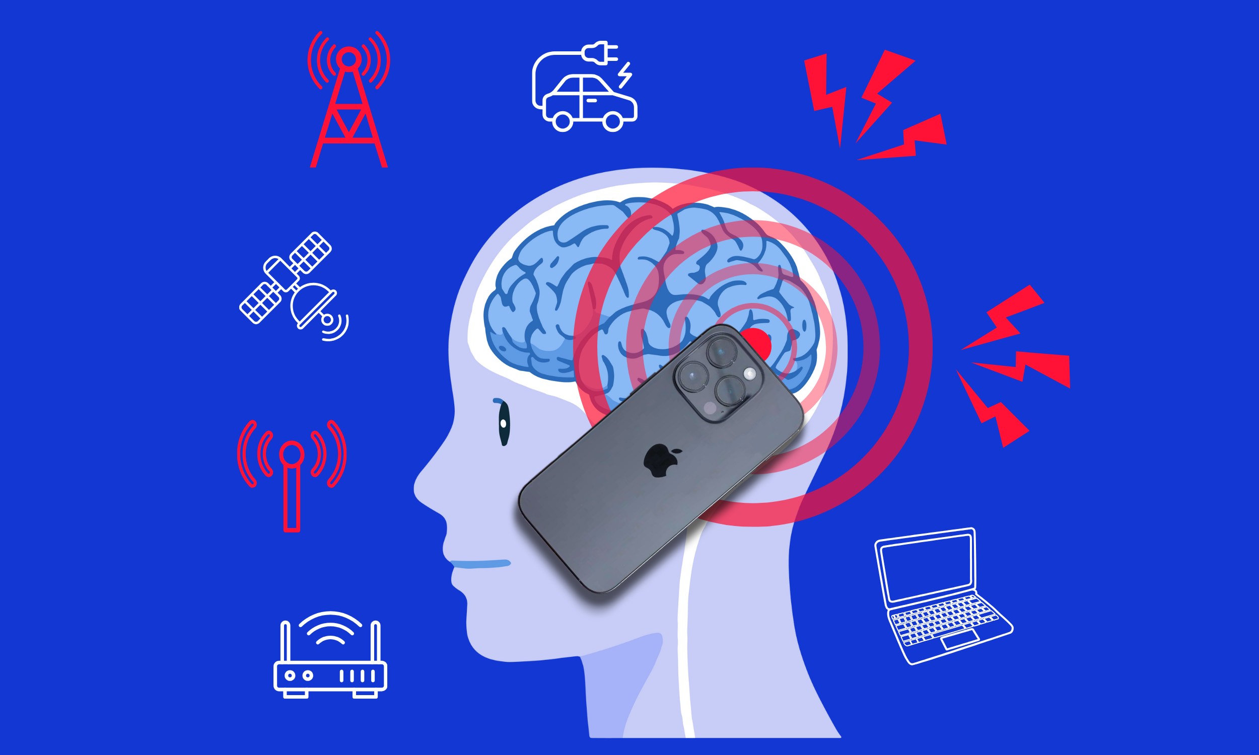 Energetic Release of EMF’s, Blue Light Damage, and Man-Made Frequencies, Caused by Phones and Other Devices