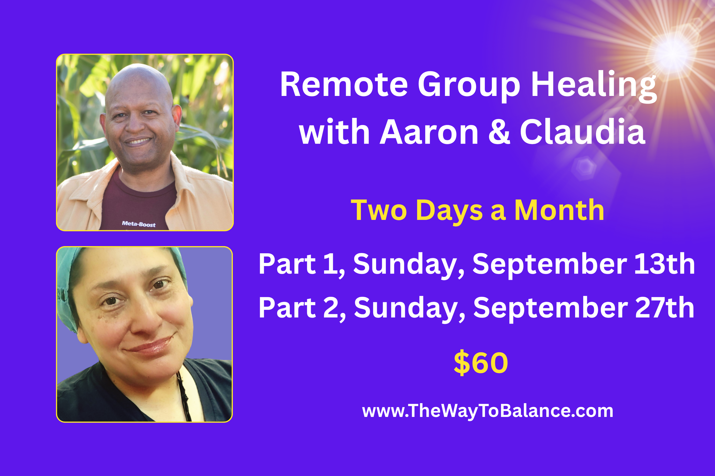 Remote Group Healing with Aaron Singleton &amp; Claudia Sanchez - part 2