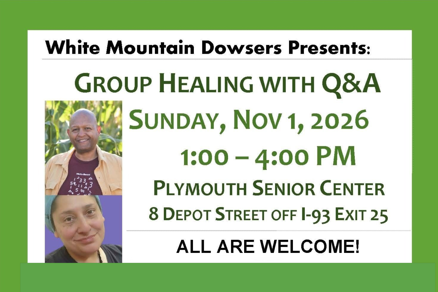 Group Healing with Q&amp;A