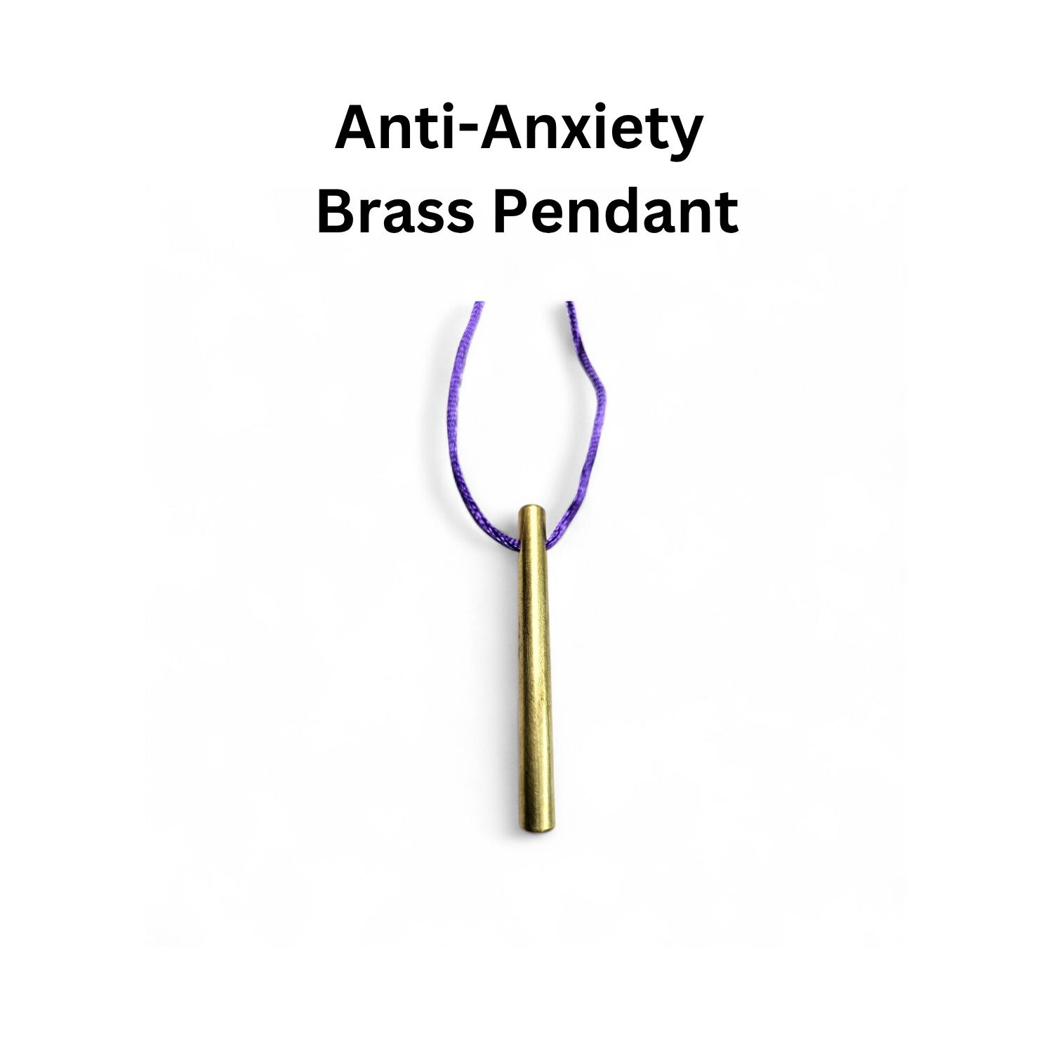 Anti-Anxiety Brass Pendant