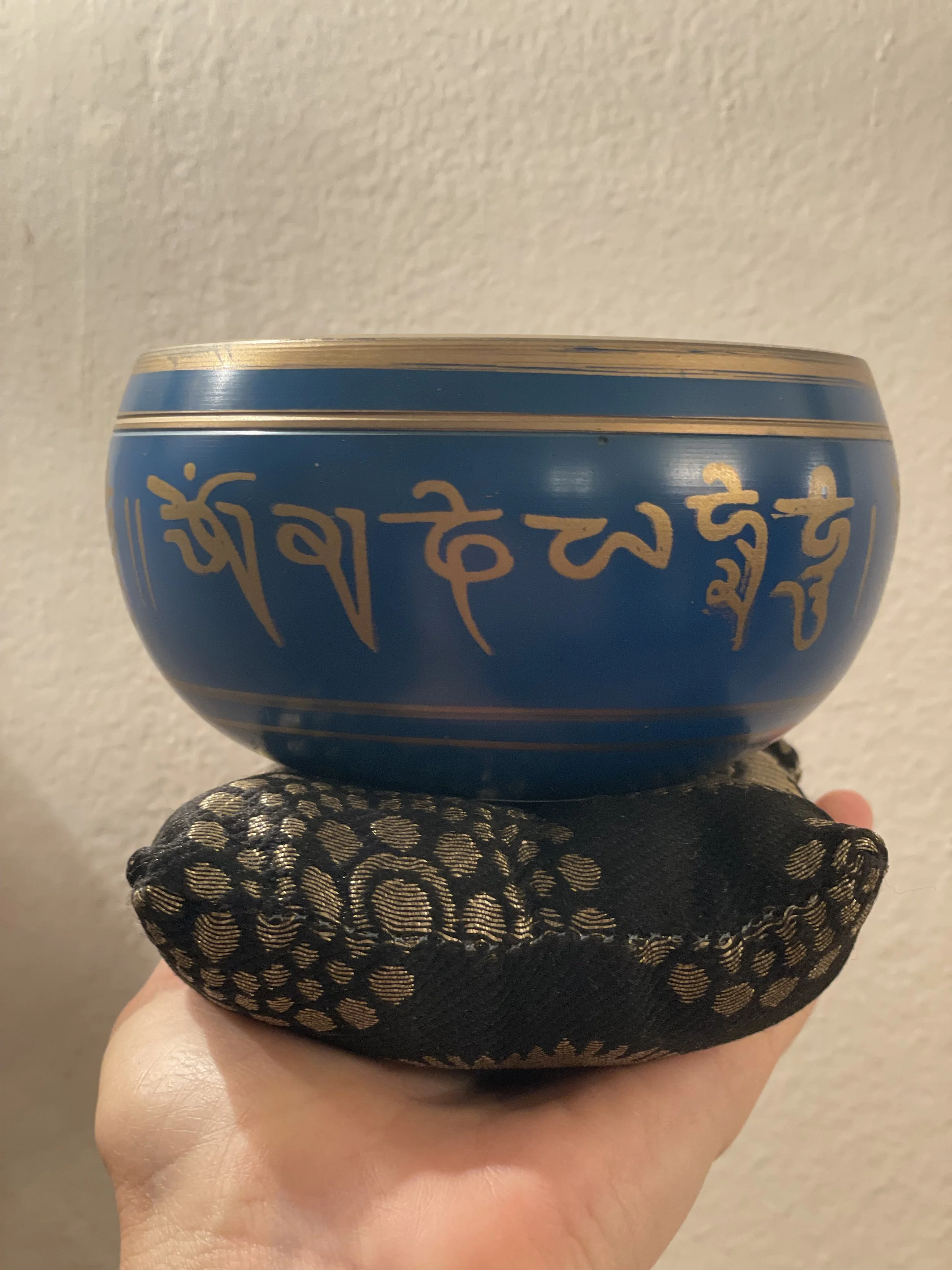 4" Blue Singing Bowl