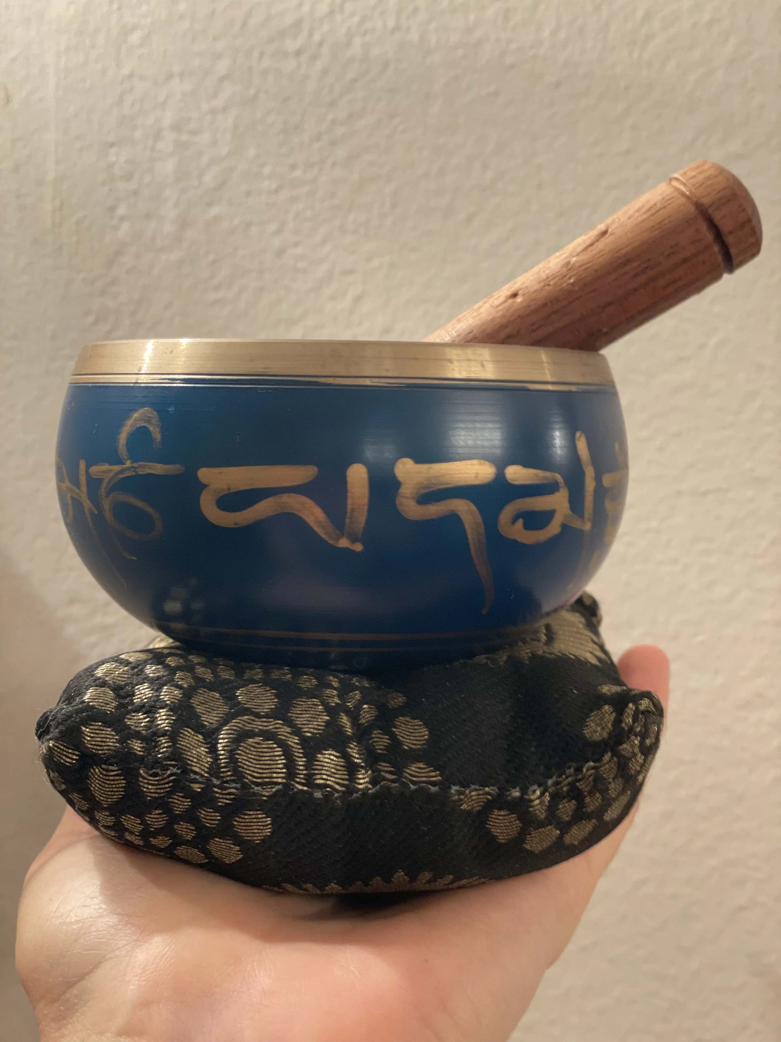3" Blue Singing Bowl