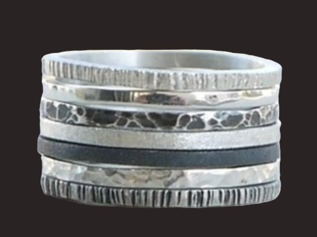 Textured Stacking Ring Workshop (Art for All Series)