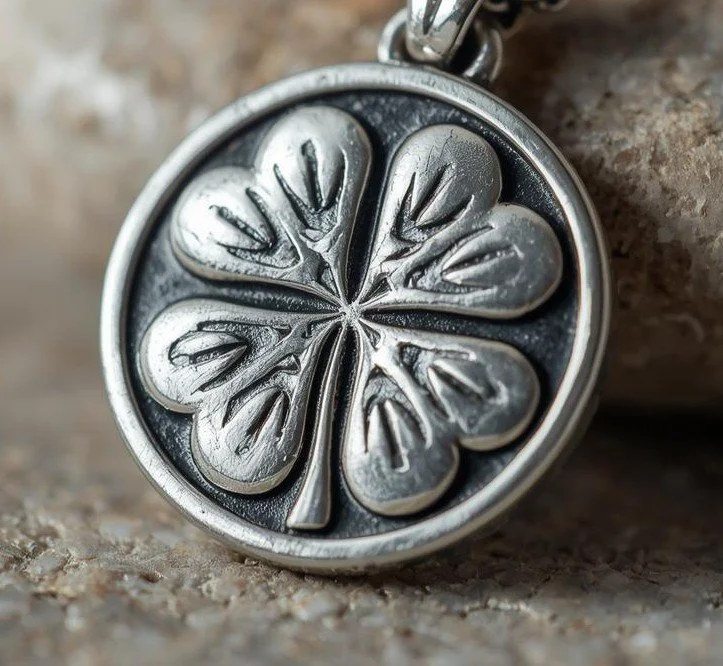 Cast Your Own Lucky Pewter Shamrock Coin or Pendant