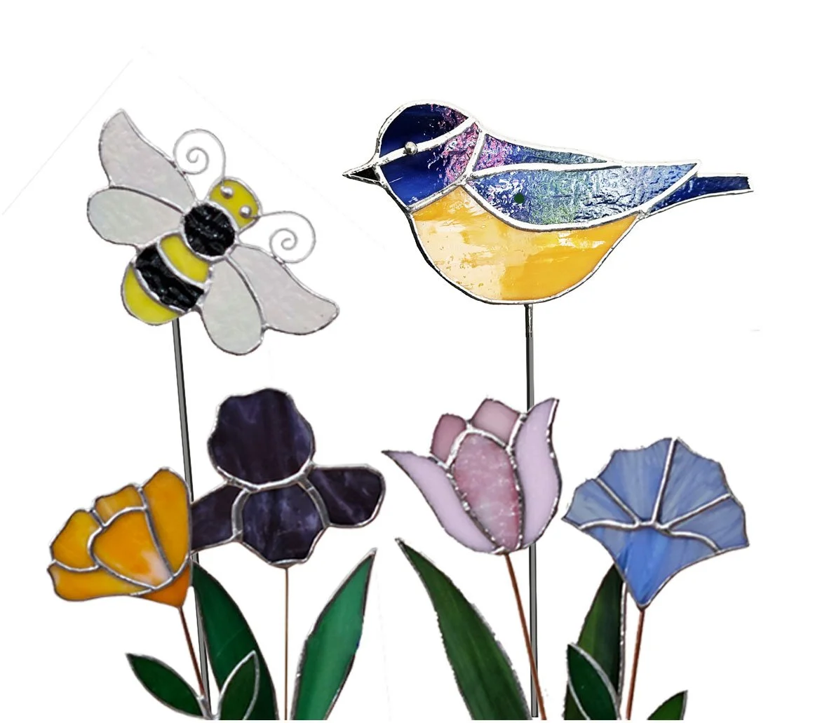Intro to Stained Glass: Flowers, Birds and Bees (Art for All Series)